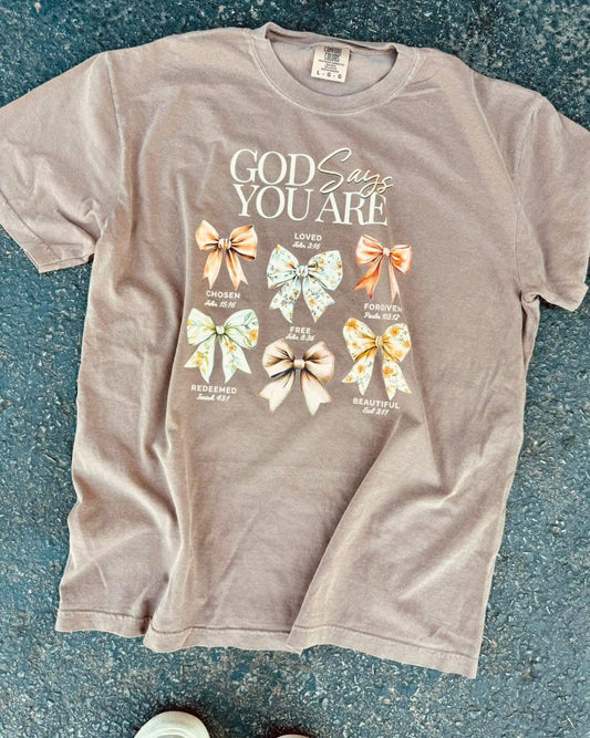 GOD SAYS YOU ARE
