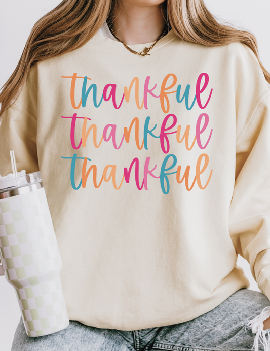 Thankful Stack Crewneck (PRE-ORDER)