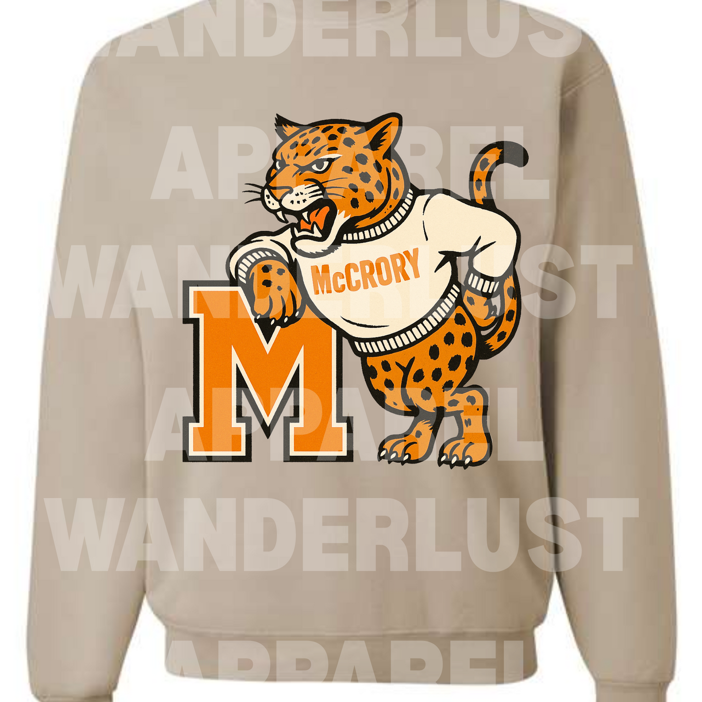 THROWBACK MCCRORY JAGUARS VINTAGE CREWNECK