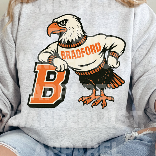 THROWBACK BRADFORD EAGLES VINTAGE CREWNECK