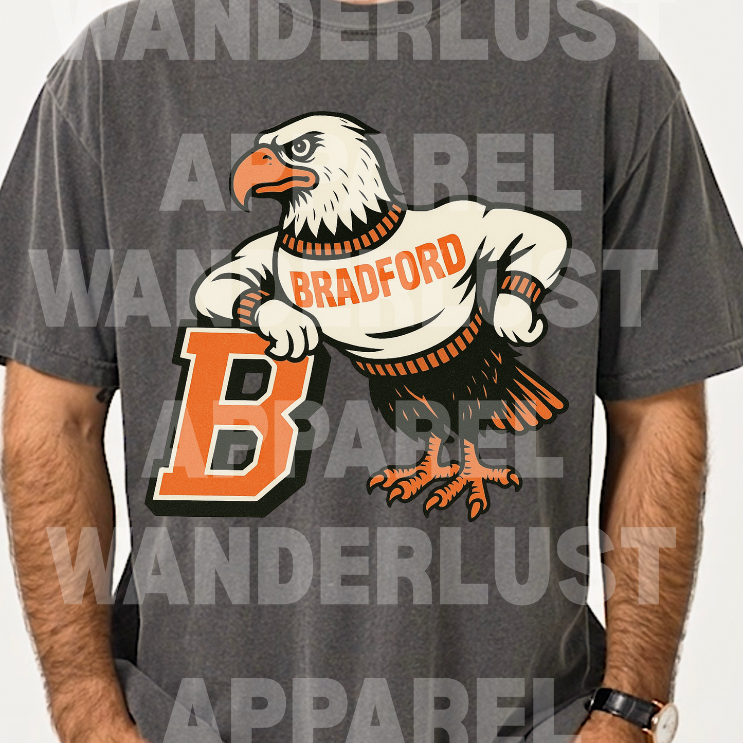 THROWBACK BRADFORD EAGLES VINTAGE TEE