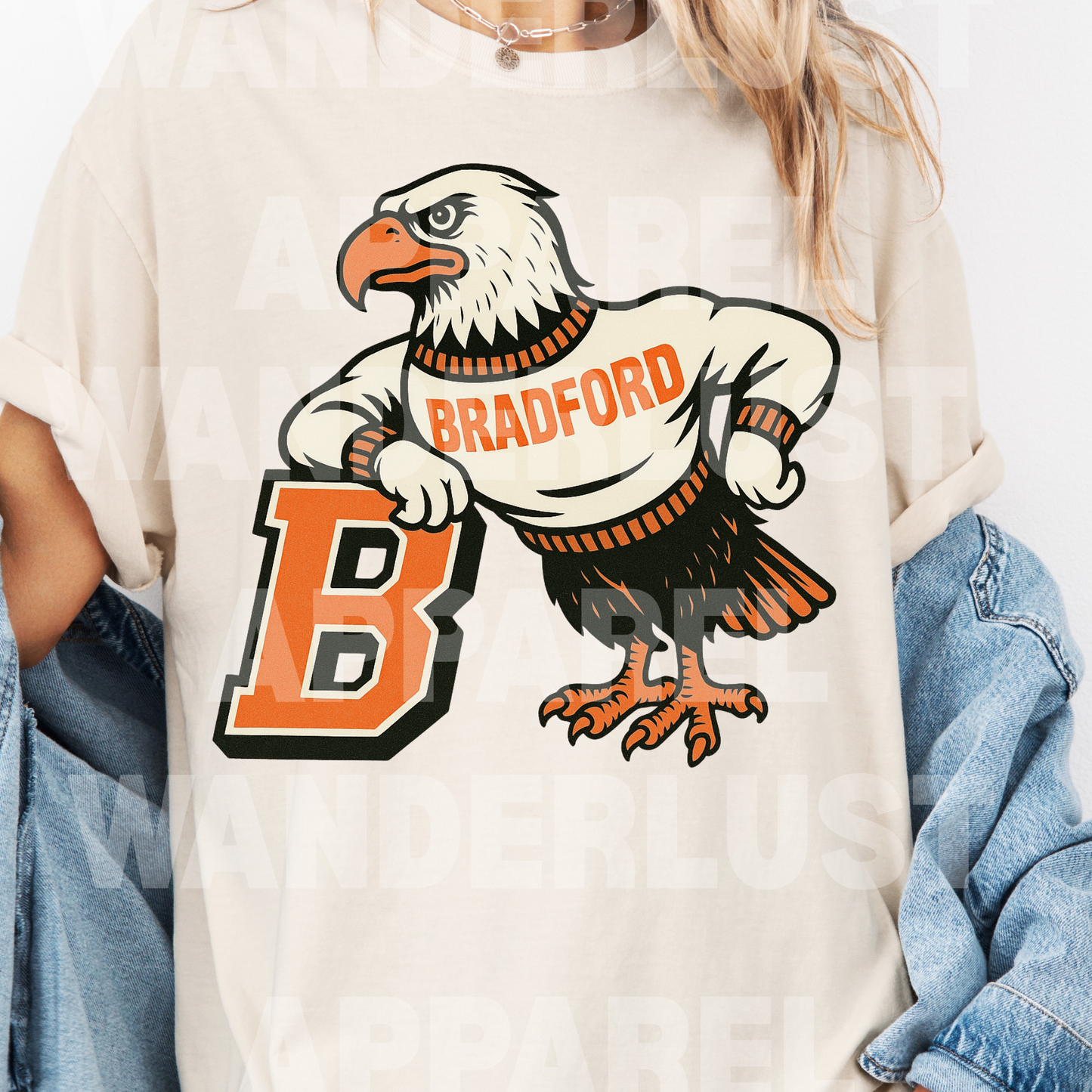 THROWBACK BRADFORD EAGLES VINTAGE TEE