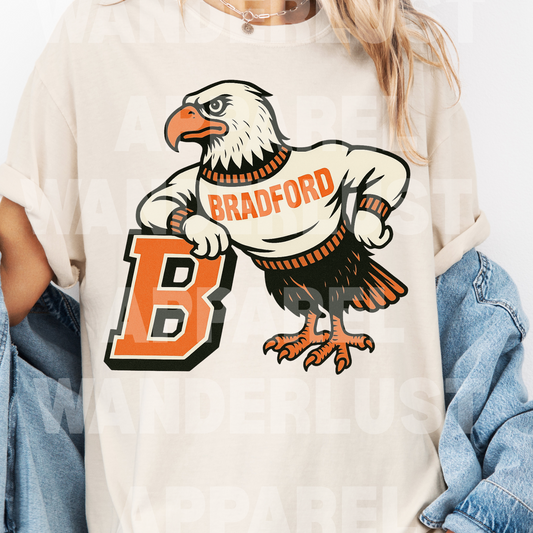 THROWBACK BRADFORD EAGLES VINTAGE TEE