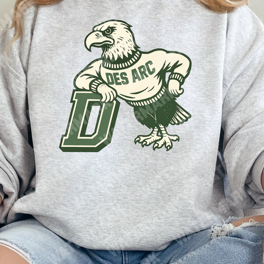 THROWBACK DES ARC EAGLES VINTAGE CREWNECK