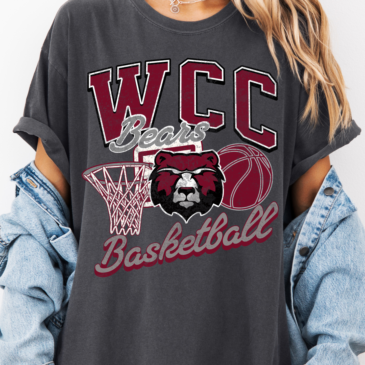 WCC VINTAGE BASKETBALL GRAPHIC TEE