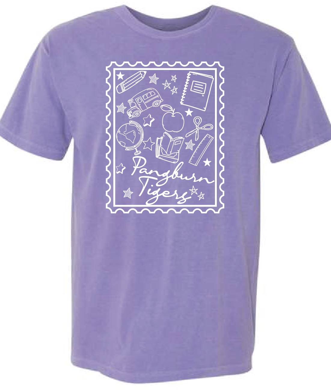 PANGBURN TIGERS STAMP TEE