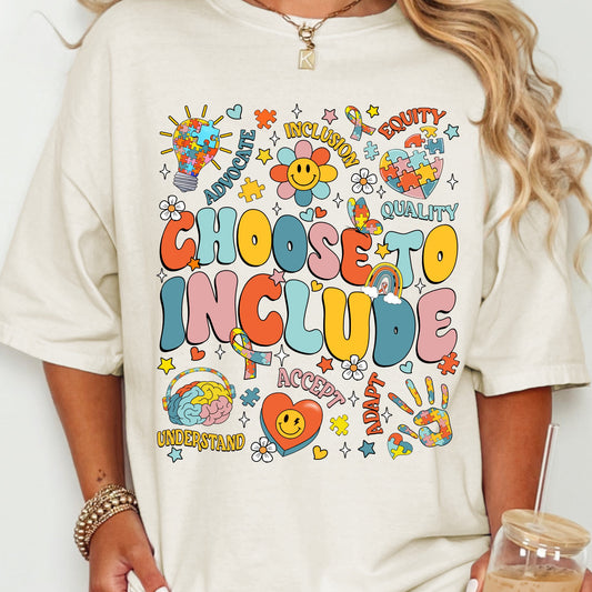 CHOOSE TO INCLUDE AUTISM AWARENESS TEE