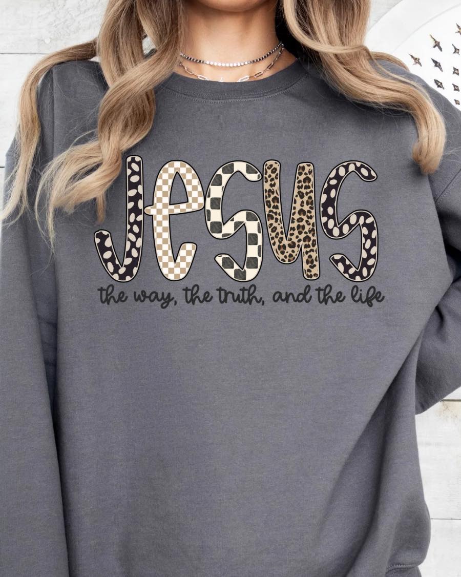 JESUS THE WAY CREWNECK